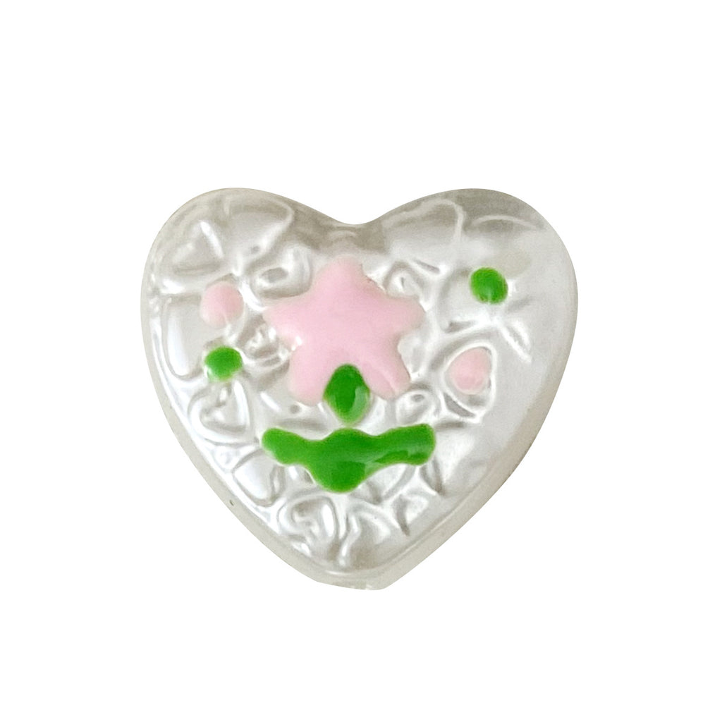 special-shaped ABS hand-painted imitation pearls loose beads love beaded diy accessories material bracelet necklace mobile phone chain beads