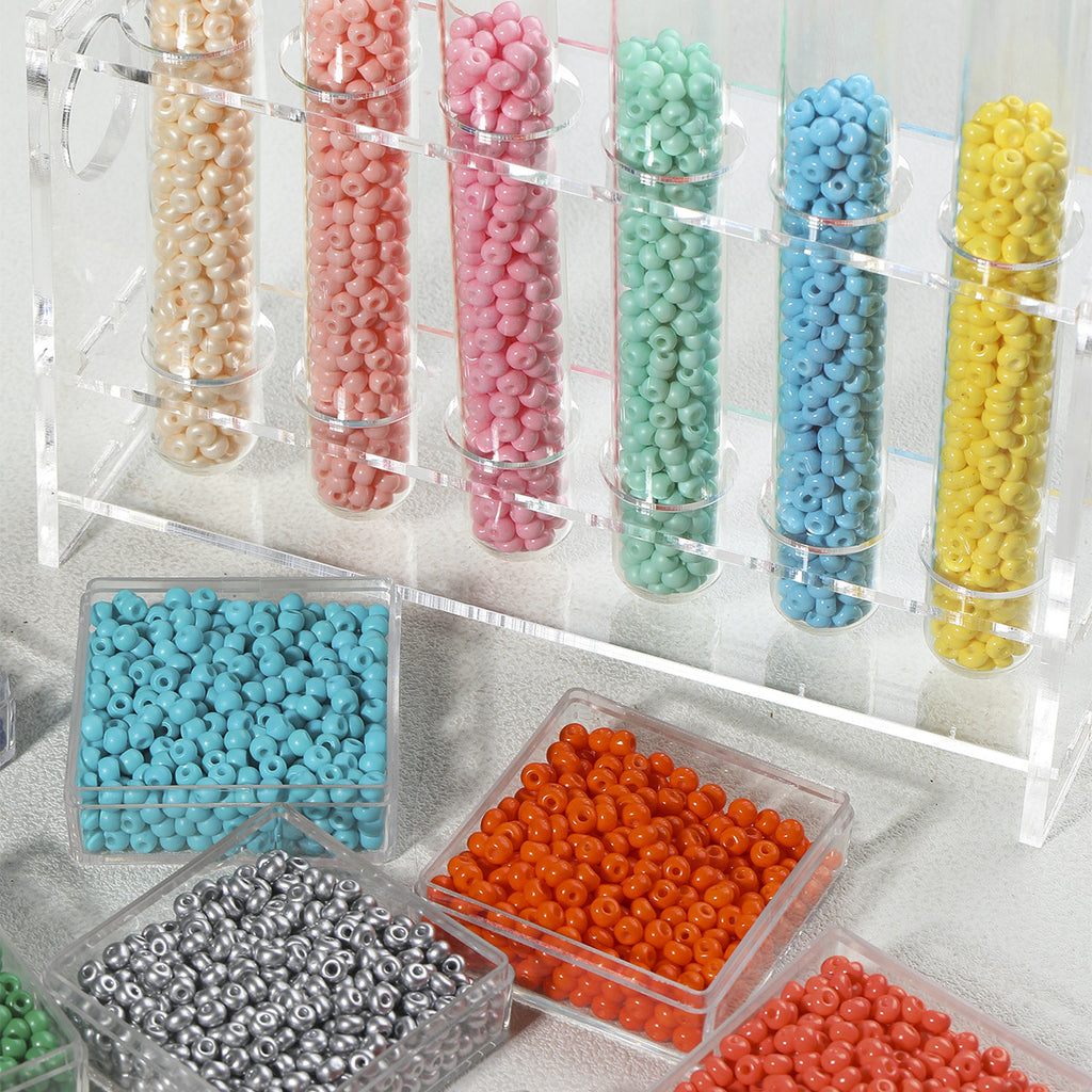 4mm high quality glass rice beads beaded bracelet necklace phone chain earrings diy accessories material loose beads