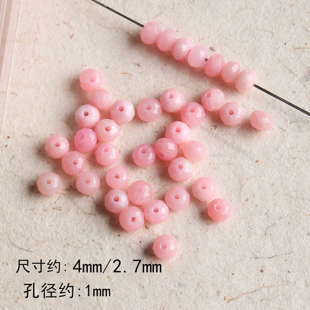 [Dunhuang] natural stone cut face sugar loose beads turquoise alashan beaded diy bracelet necklace material accessories