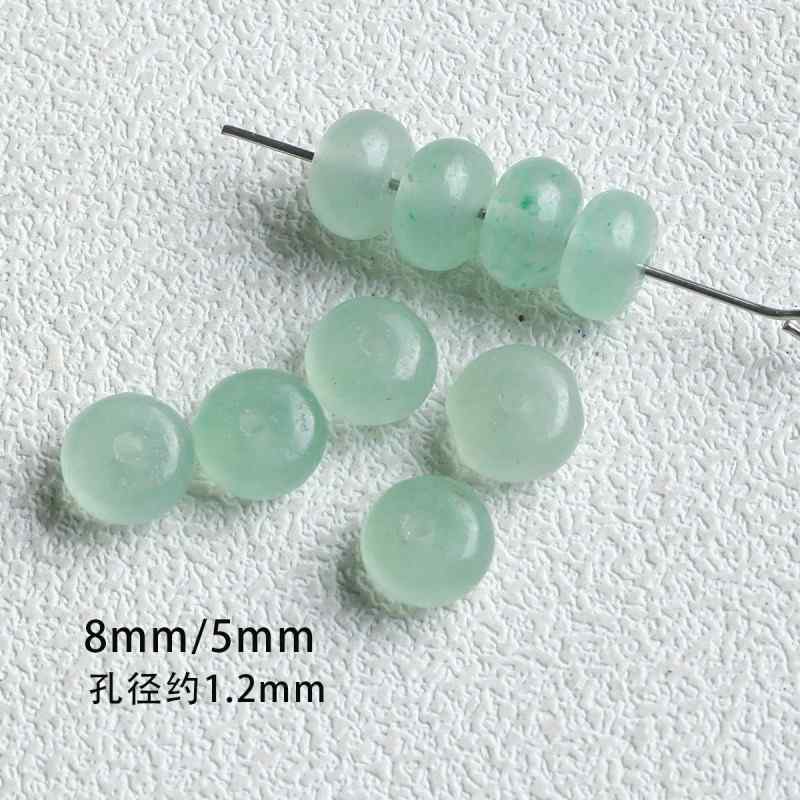 New Chinese Natural Dongling Jade Slub Scattered Beads Abacus Beads Diy Accessories Material Bracelet Necklace Beads 