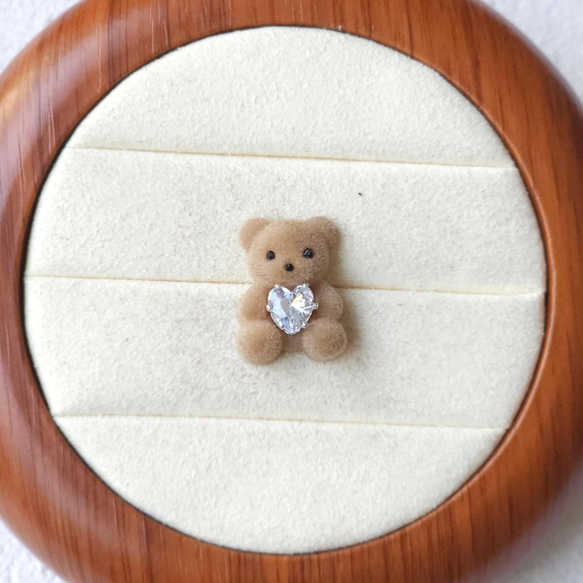 teddy bear hair accessories, edge clip bangs clip DIY accessories materials wholesale