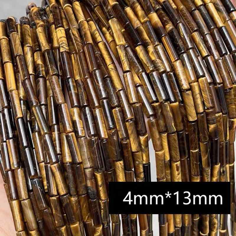 Niche natural stone tiger eye black agate abacus diy material