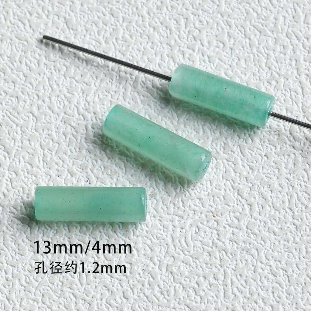 New Chinese Natural Dongling Jade Slub Scattered Beads Abacus Beads Diy Accessories Material Bracelet Necklace Beads