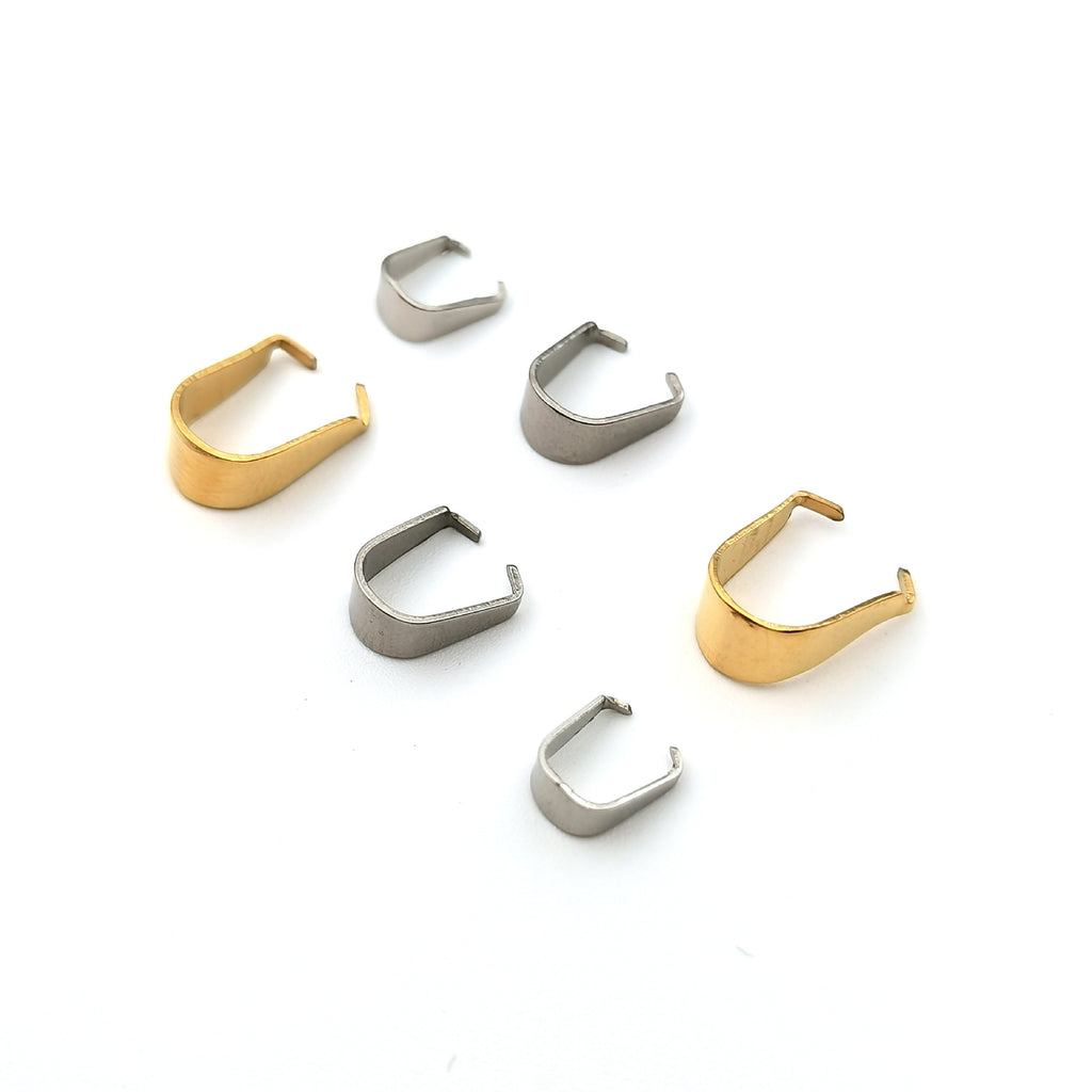 Stainless Steel Melon Buckle U-shaped Fork Buckle Drop Pendant Professional Handmade Wrong Buckle Melon Buckle diy Jewelry Accessories