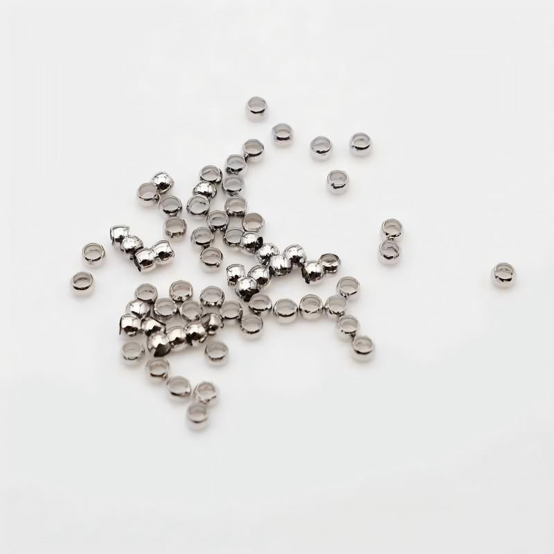 Plated clip flat positioning bead positioning tube diy accessories one bag