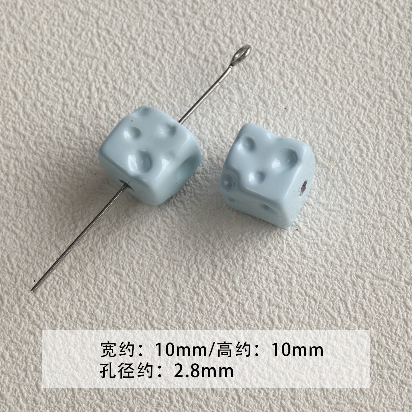 [red, yellow and blue] acrylic paint stars love beaded mobile phone chain keychain loose beads diy accessories material