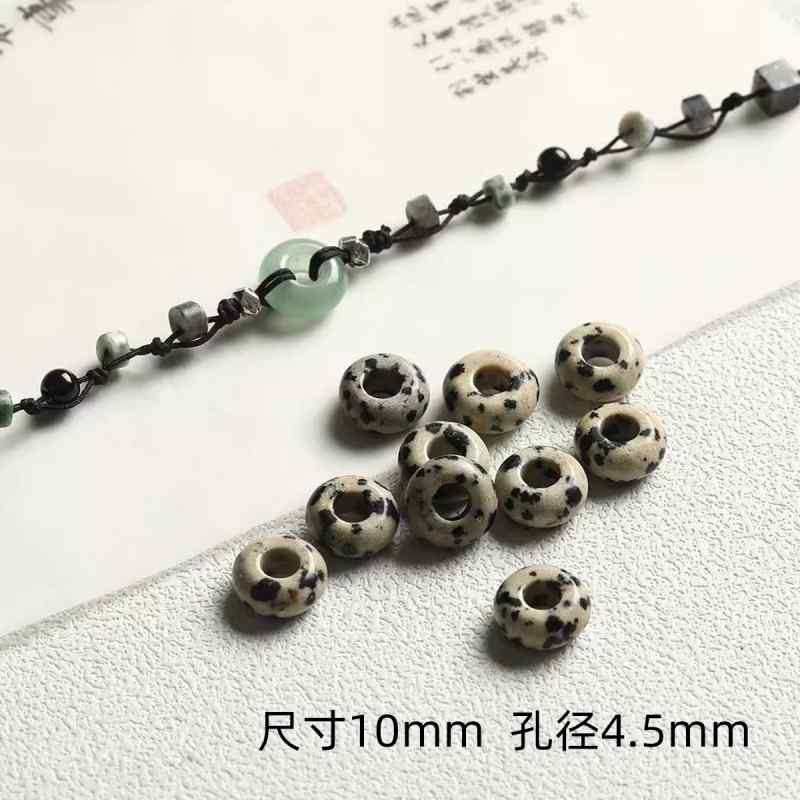 safety buckle woven bracelet bracelet wheel Abacus agate beads diy beaded jewelry accessories