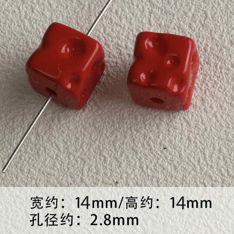 acrylic paint stars love beaded loose beads diy accessories material