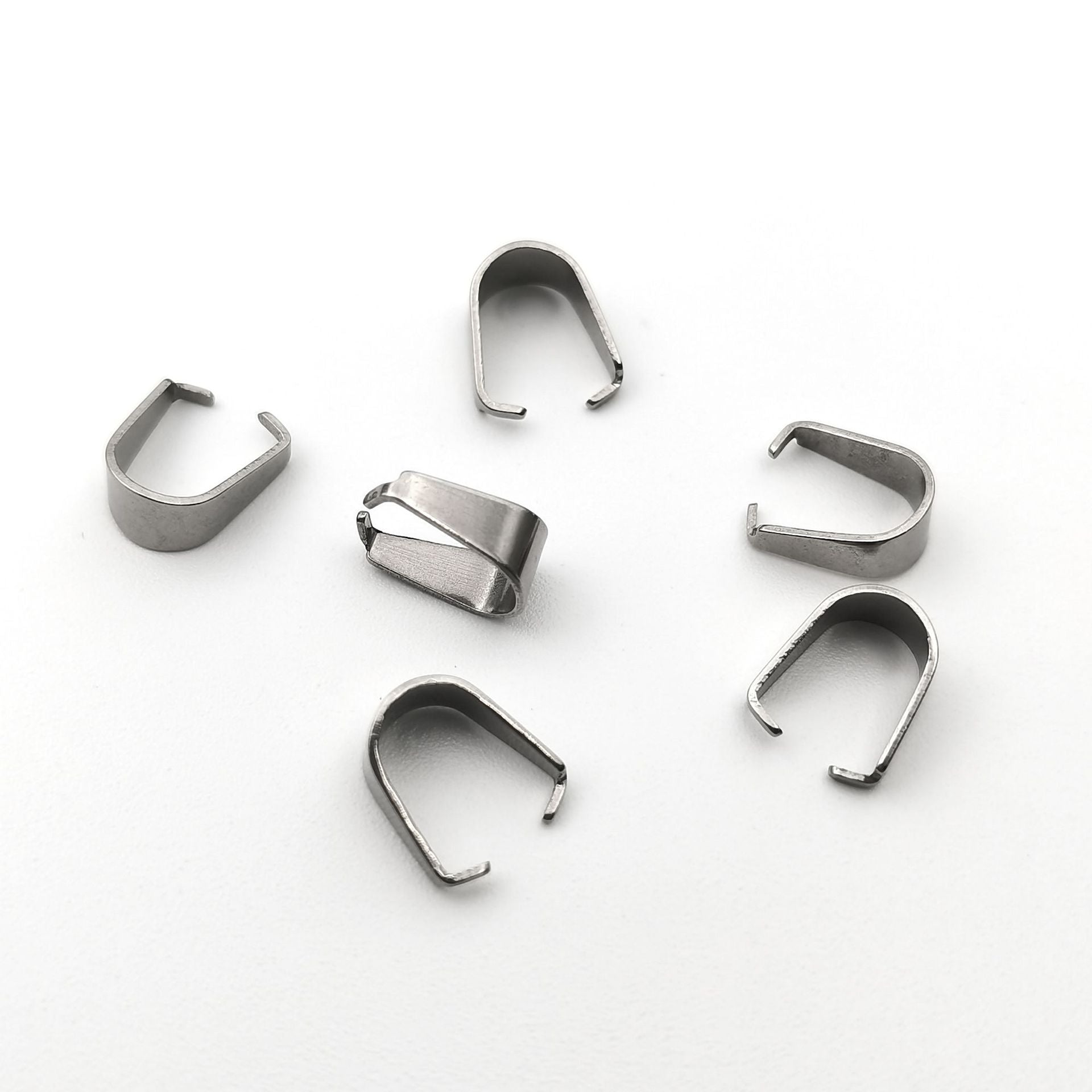 Stainless Steel Melon Buckle U-shaped Fork Buckle Drop Pendant Professional Handmade Wrong Buckle Melon Buckle diy Jewelry Accessories