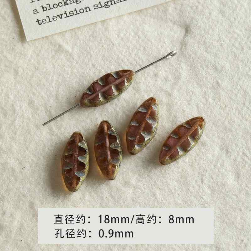 [Green Light Forest] glass beads diy accessories material