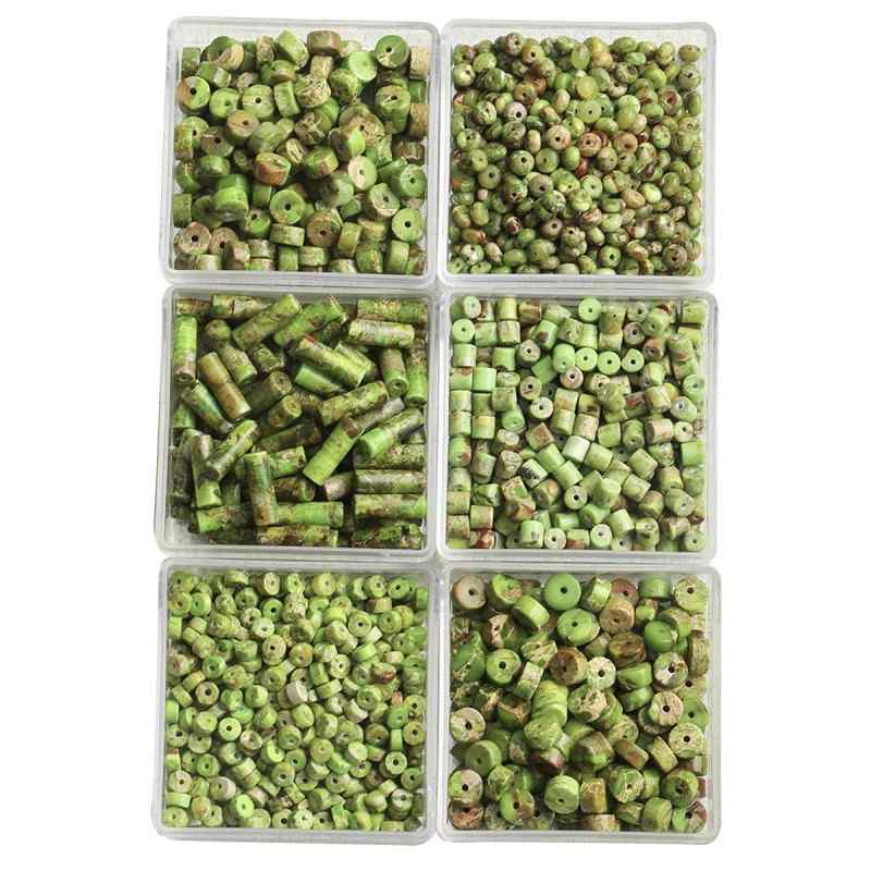 natural imperial pine spacer round tube loose beads diy material