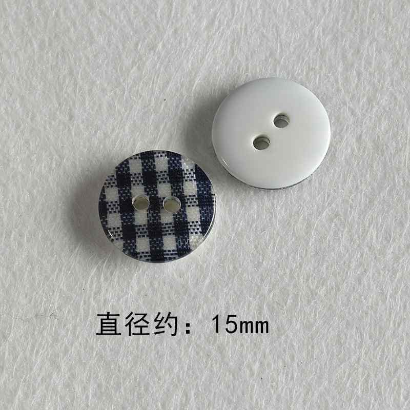 Resin color all-match niche buttons beads diy accessories material