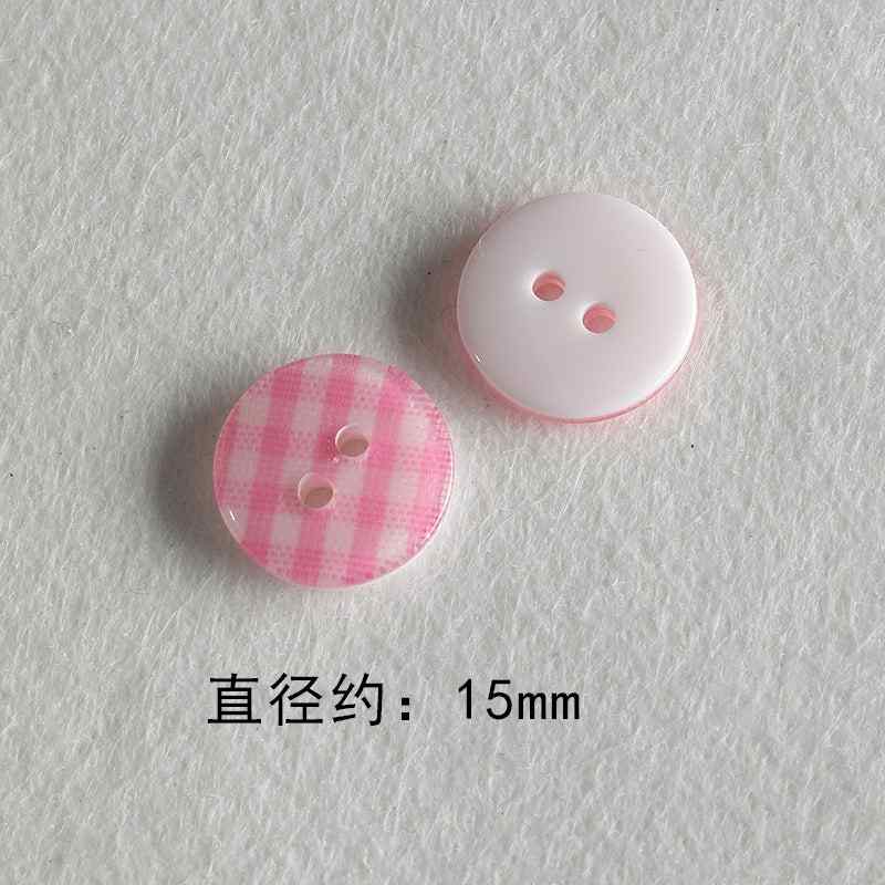 Resin color all-match niche buttons beads diy accessories material