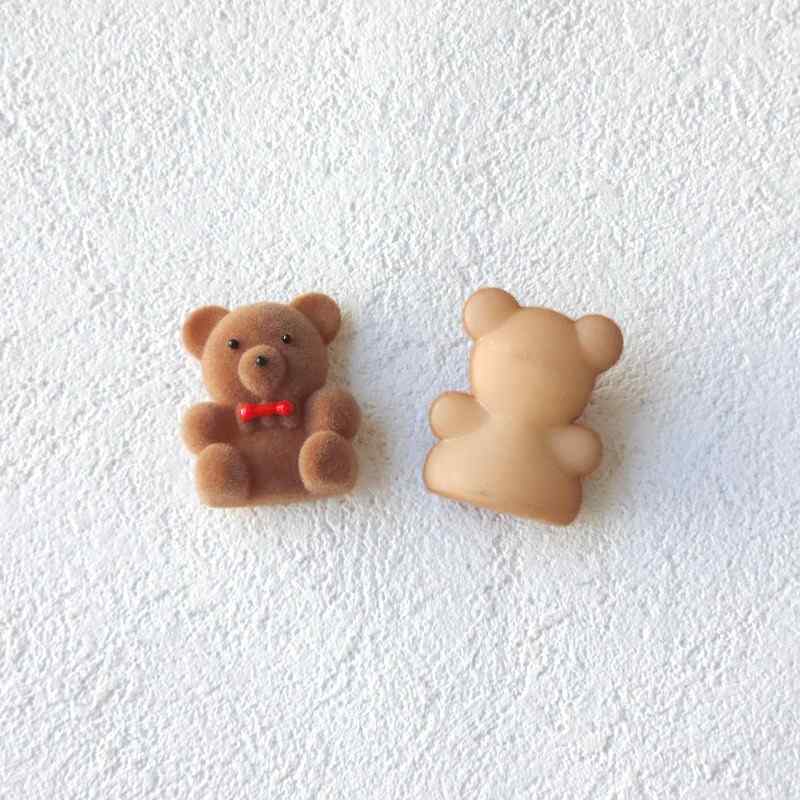 coffee colored plush teddy bear sausage dog DIY accessory accessories