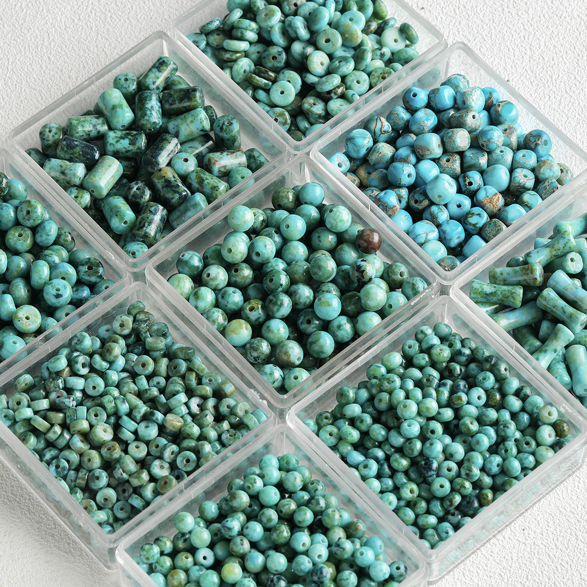 [A touch of orchid] Phoenix stone natural stone loose beads spacer round beads bracelet necklace diy accessories material