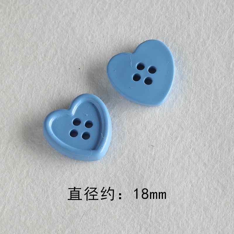 Resin color all-match niche buttons beads diy accessories material