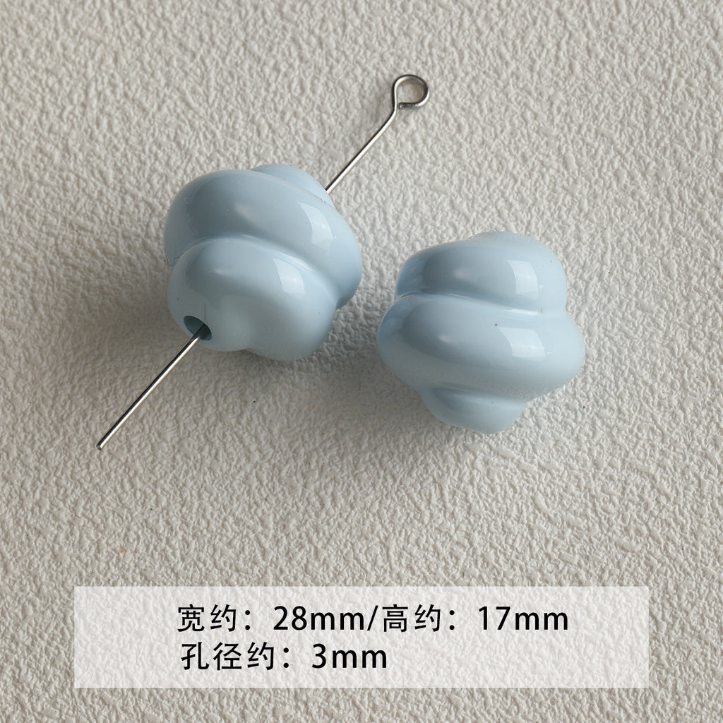 [Bihai] acrylic paint cheese star cone beaded mobile phone chain loose beads diy accessories material beads