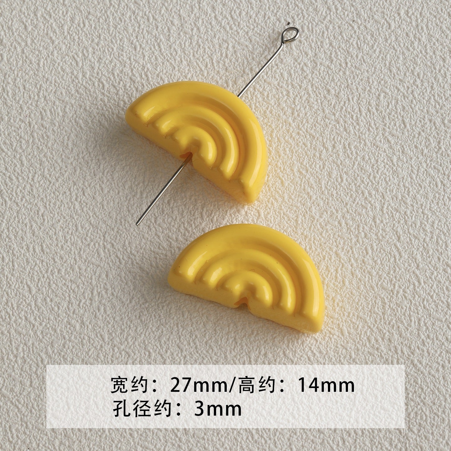 [red, yellow and blue] acrylic paint stars love beaded mobile phone chain keychain loose beads diy accessories material