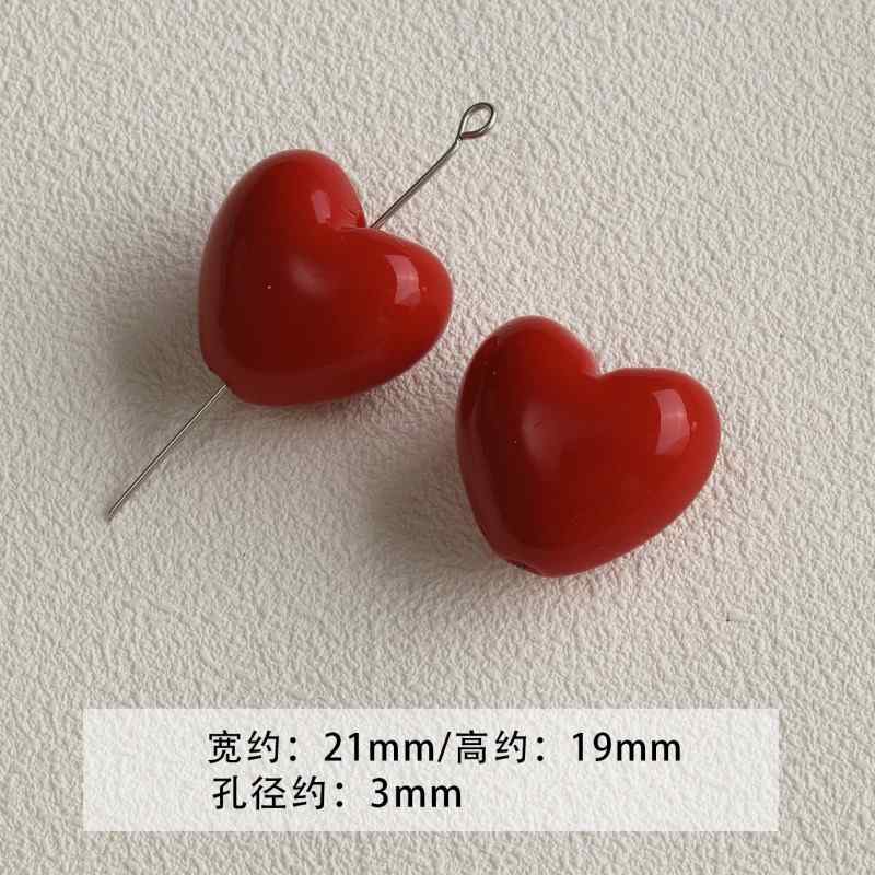 acrylic paint stars love beaded loose beads diy accessories material