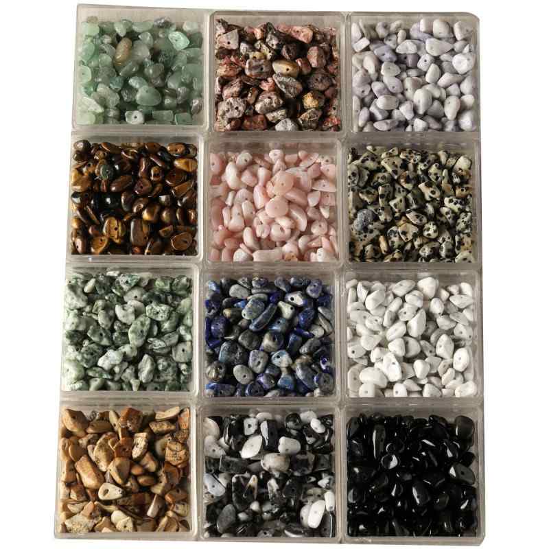 Natural tiger's eye stone black agate gravel loose beads bracelet necklace beaded diy accessories material