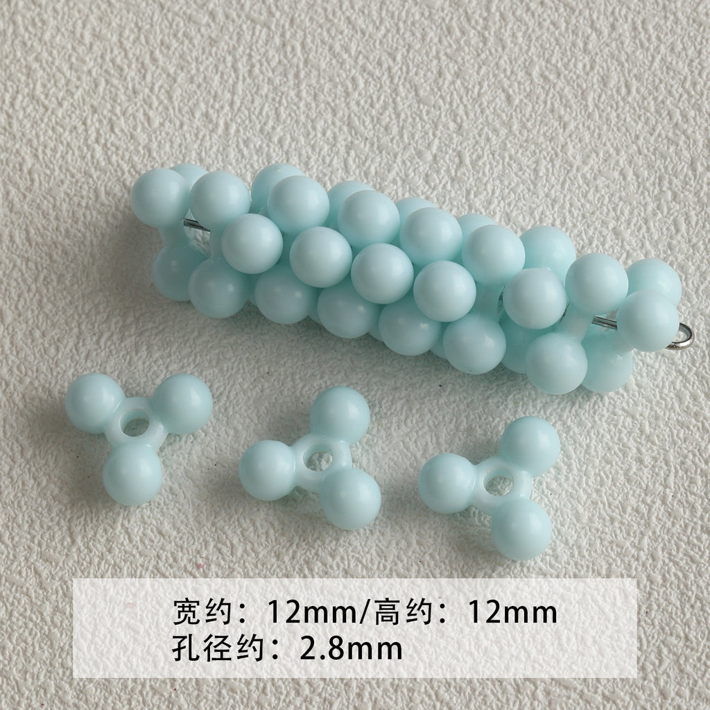 [Bihai] acrylic paint cheese star cone beaded mobile phone chain loose beads diy accessories material beads