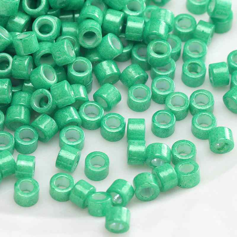 Green Style Glass Glazed Rice Beads DIY Handmade Accessories