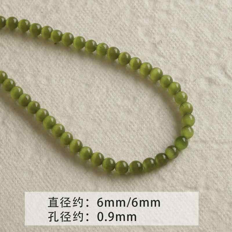 white green natural opal round loose beads diy accessories material