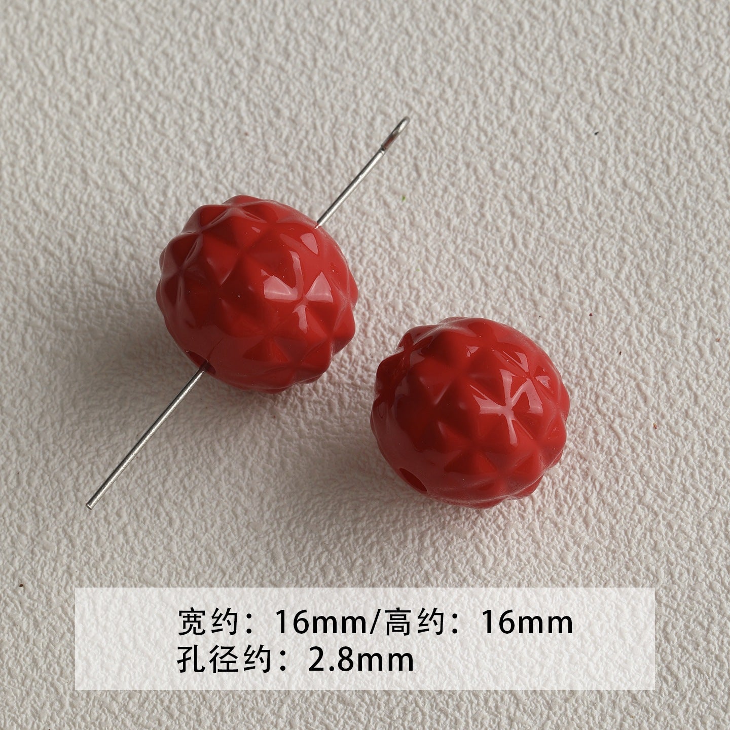 [red, yellow and blue] acrylic paint stars love beaded mobile phone chain keychain loose beads diy accessories material