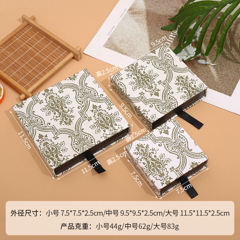 Drawer-style Jewelry Storage Box Packaging PE Film Suspension Box Anti-oxidation Jewelry Ring Bracelet Necklace Nail Art Display