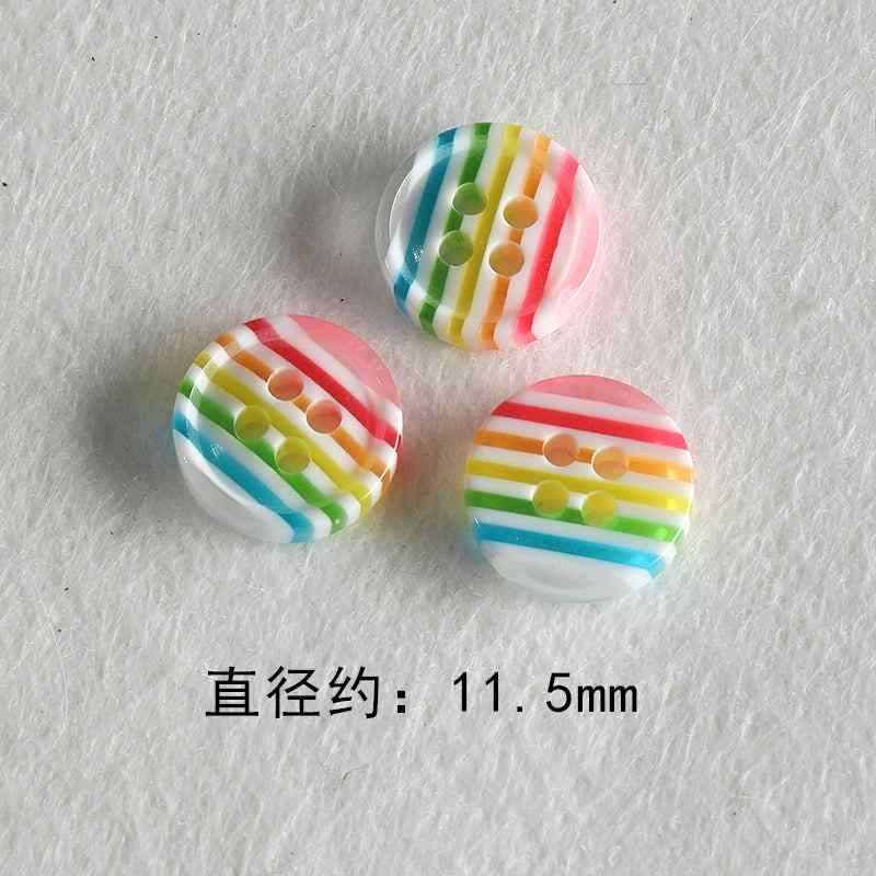 Resin color all-match niche buttons beads diy accessories material