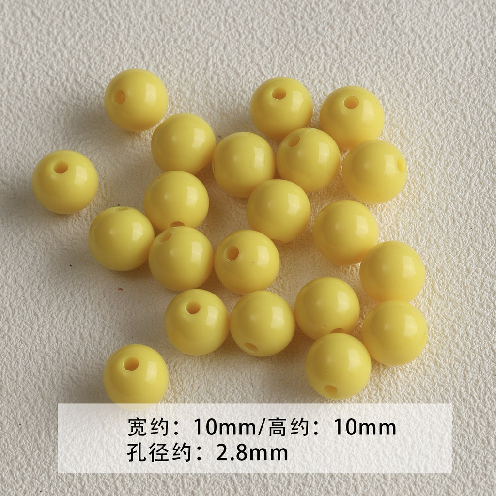 [red, yellow and blue] acrylic paint stars love beaded mobile phone chain keychain loose beads diy accessories material