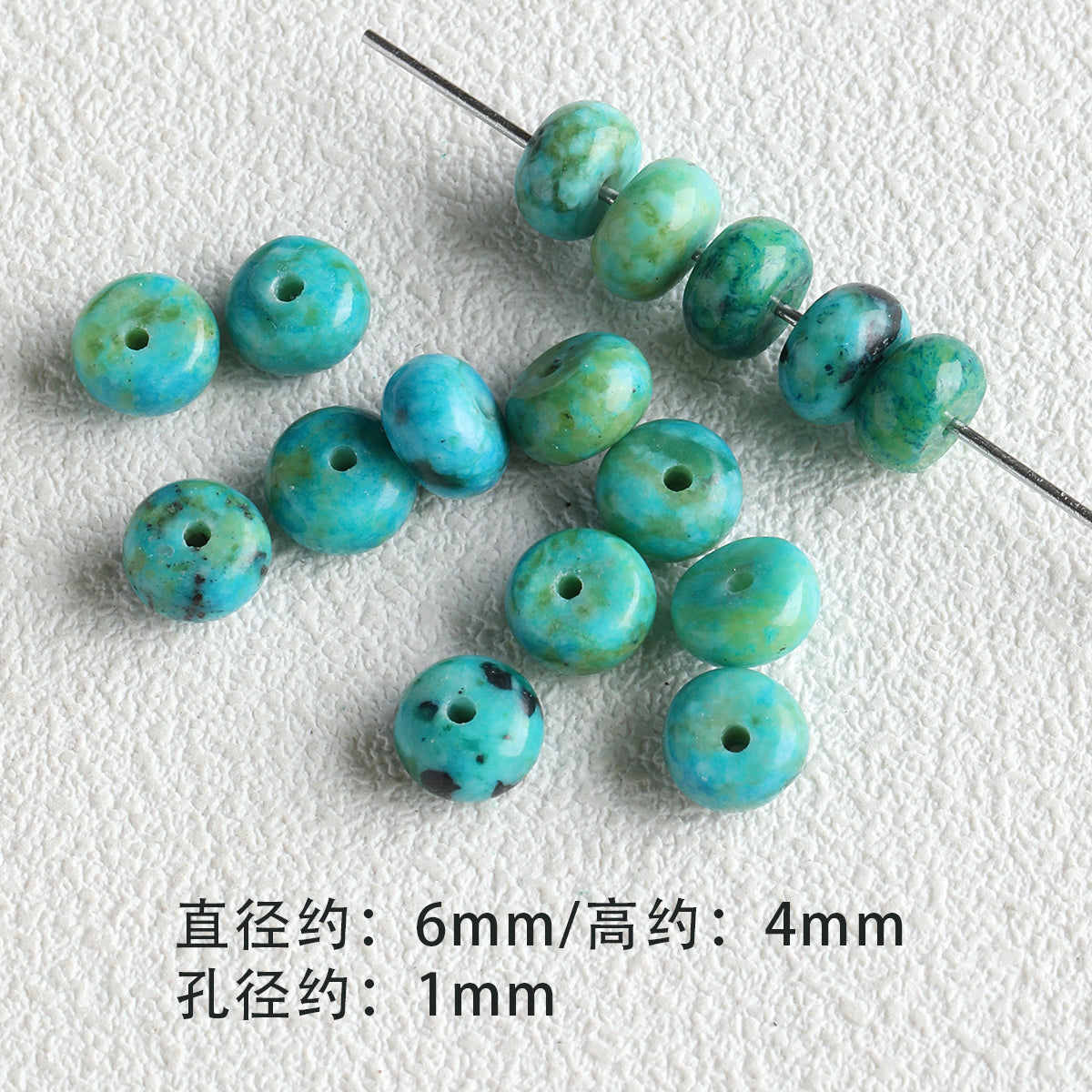 [A touch of orchid] Phoenix stone natural stone loose beads spacer round beads bracelet necklace diy accessories material
