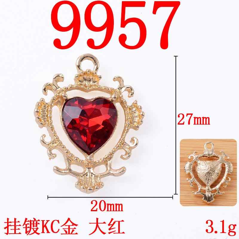 Alloy pendant sunflower Baroque style love pendant diy jewelry accessories alloy accessories spot wholesale 