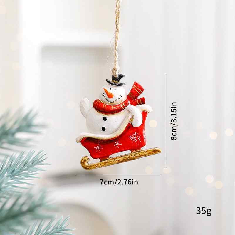 Christmas Decorations Ins Elk Pendants Tree Ornaments Cartoon Accessories Supplies