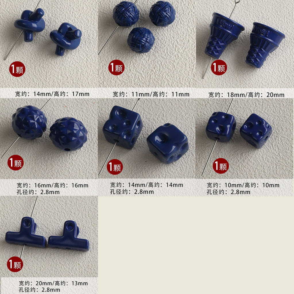 [red, yellow and blue] acrylic paint stars love beaded mobile phone chain keychain loose beads diy accessories material