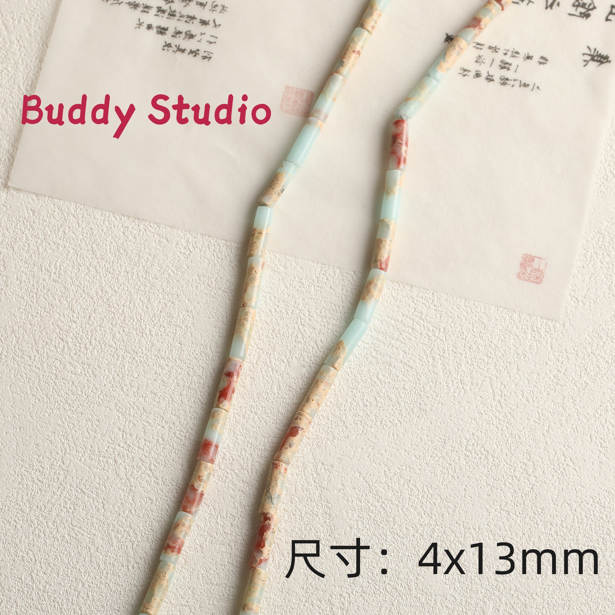 Natural Shoushan Stone series round beads tube beads loose beads diy bracelet earrings necklace jewelry accessories