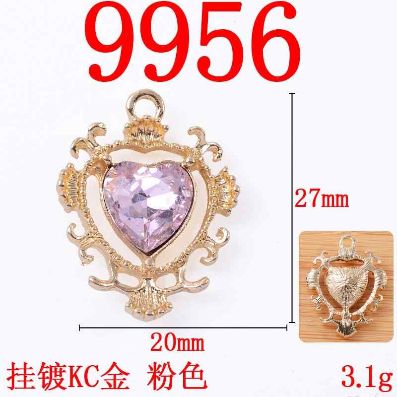 Alloy sunflower Baroque style love pendant diy jewelry accessories