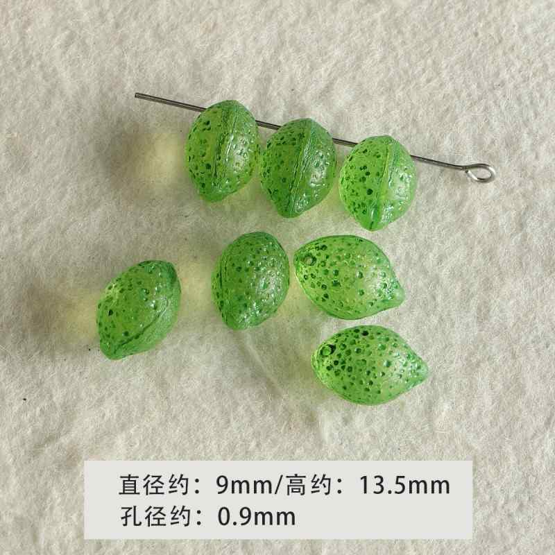 [Green Light Forest] glass beads diy accessories material