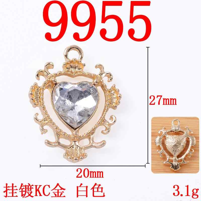 Alloy pendant sunflower Baroque style love pendant diy jewelry accessories alloy accessories spot wholesale 