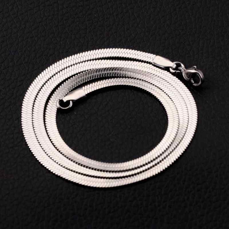 stainless steel blade chain unisex universal sexy clavicle snake chain