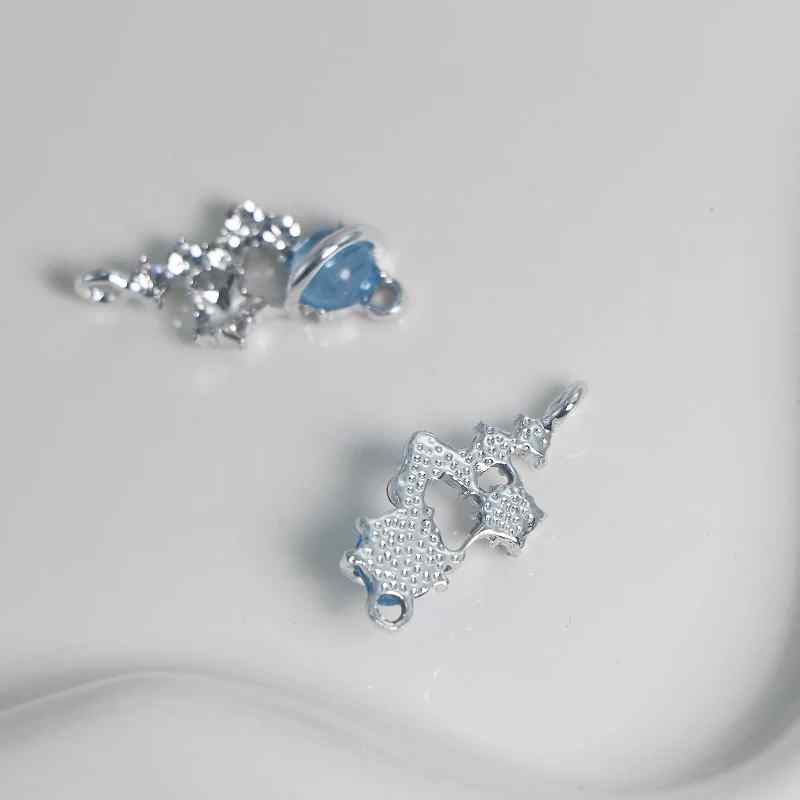 alloy series star beads DIY earrings bracelet necklace accessories