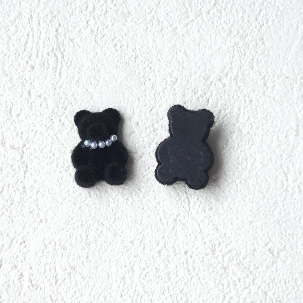 teddy bear hair accessories, edge clip bangs clip DIY accessories materials wholesale