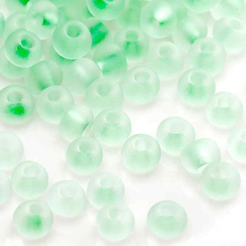 Green Style Glass Glazed Rice Beads DIY Handmade Accessories