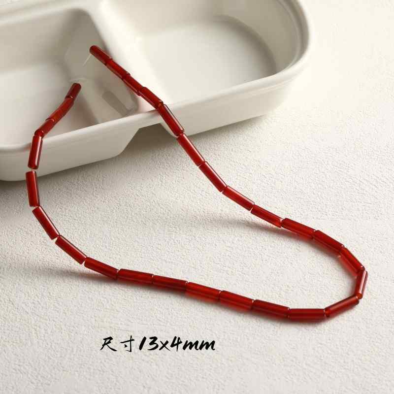 7A grade natural red agate diy bracelet necklace earrings accessories
