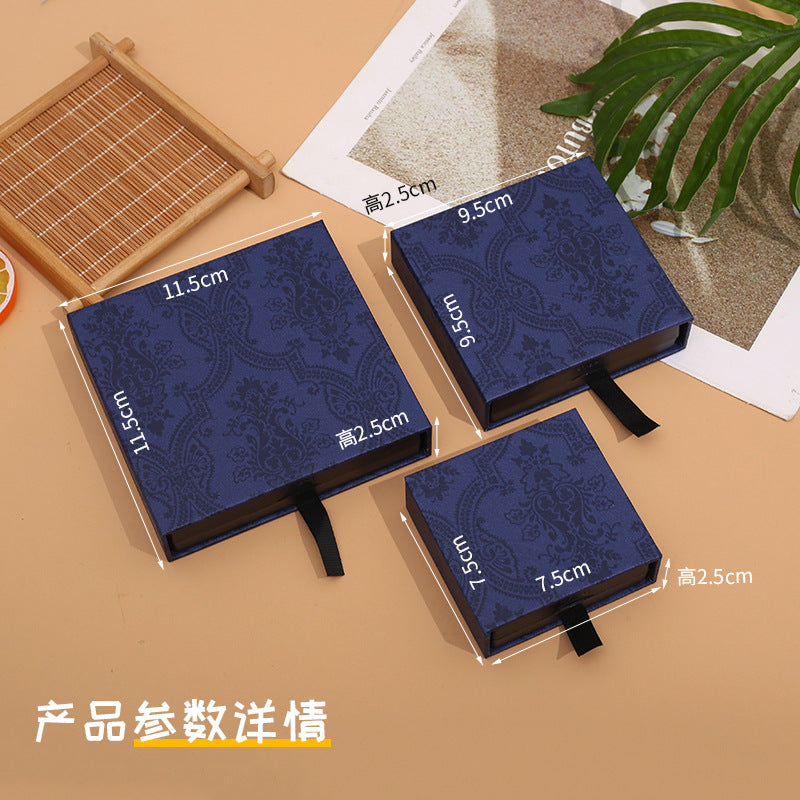 Drawer-style Jewelry Storage Box Packaging PE Film Suspension Box Anti-oxidation Jewelry Ring Bracelet Necklace Nail Art Display