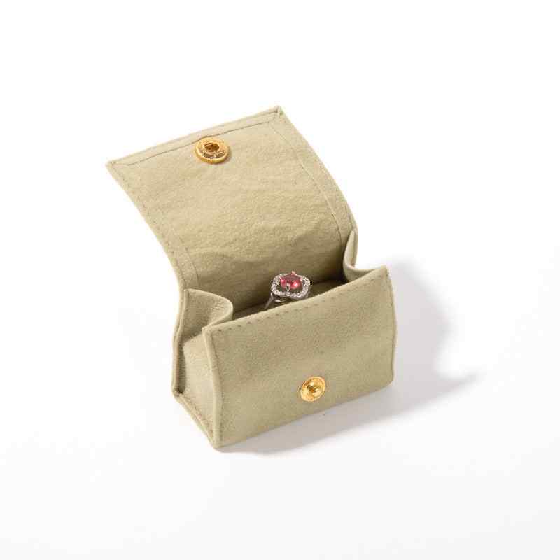 Portable Mini Velvet Ring Box Creative Jewelry Box Earrings Necklace Jewelry Box Hand Accessories Storage Box Velvet Bag 