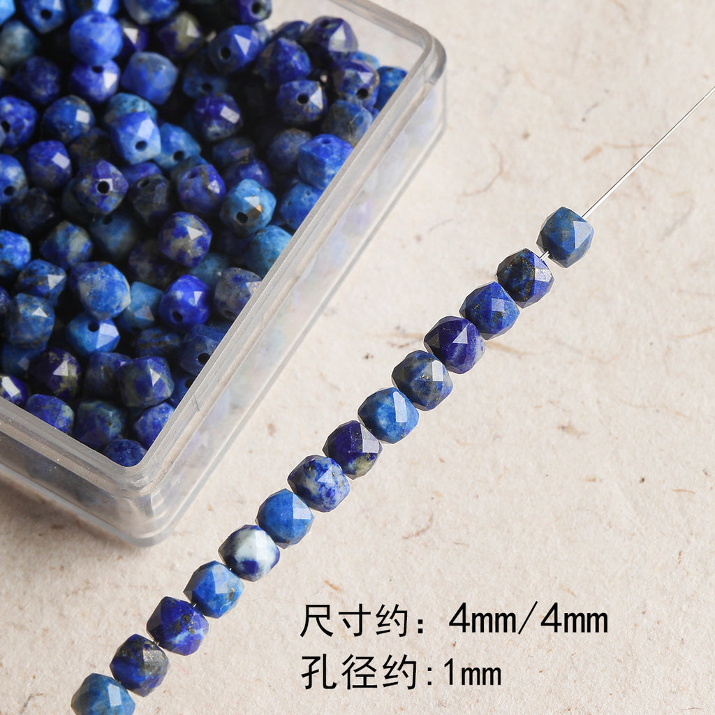 [Dunhuang] natural stone cut face sugar loose beads turquoise alashan beaded diy bracelet necklace material accessories