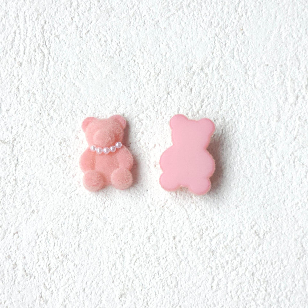 teddy bear hair accessories, edge clip bangs clip DIY accessories materials wholesale