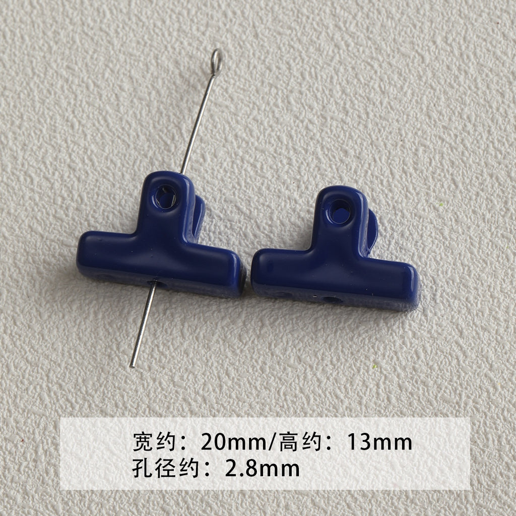 [red, yellow and blue] acrylic paint stars love beaded mobile phone chain keychain loose beads diy accessories material