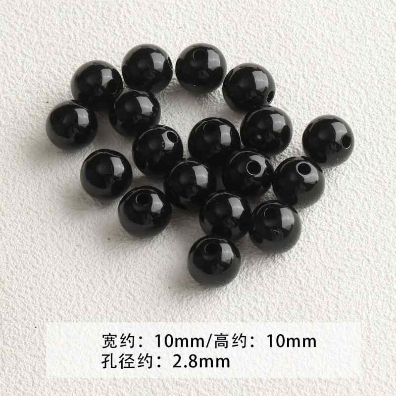 Black and green acrylic paint beaded diy accessories material